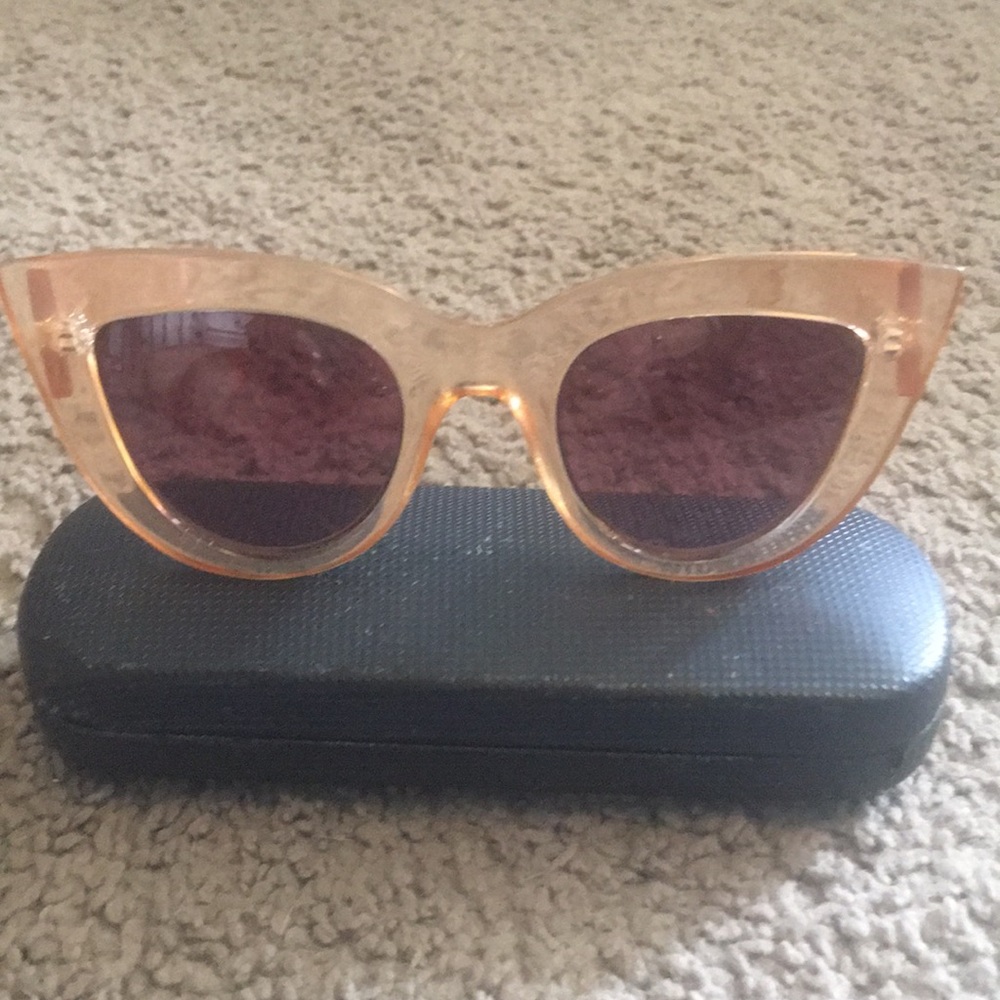 Bcbgmaxazria plastic orange glasses fun